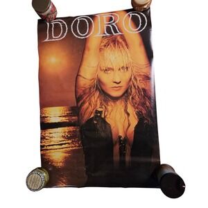 Doro Self Titled Vintage 1990 Promo Album Poster 24x36 Mercury Records Rock